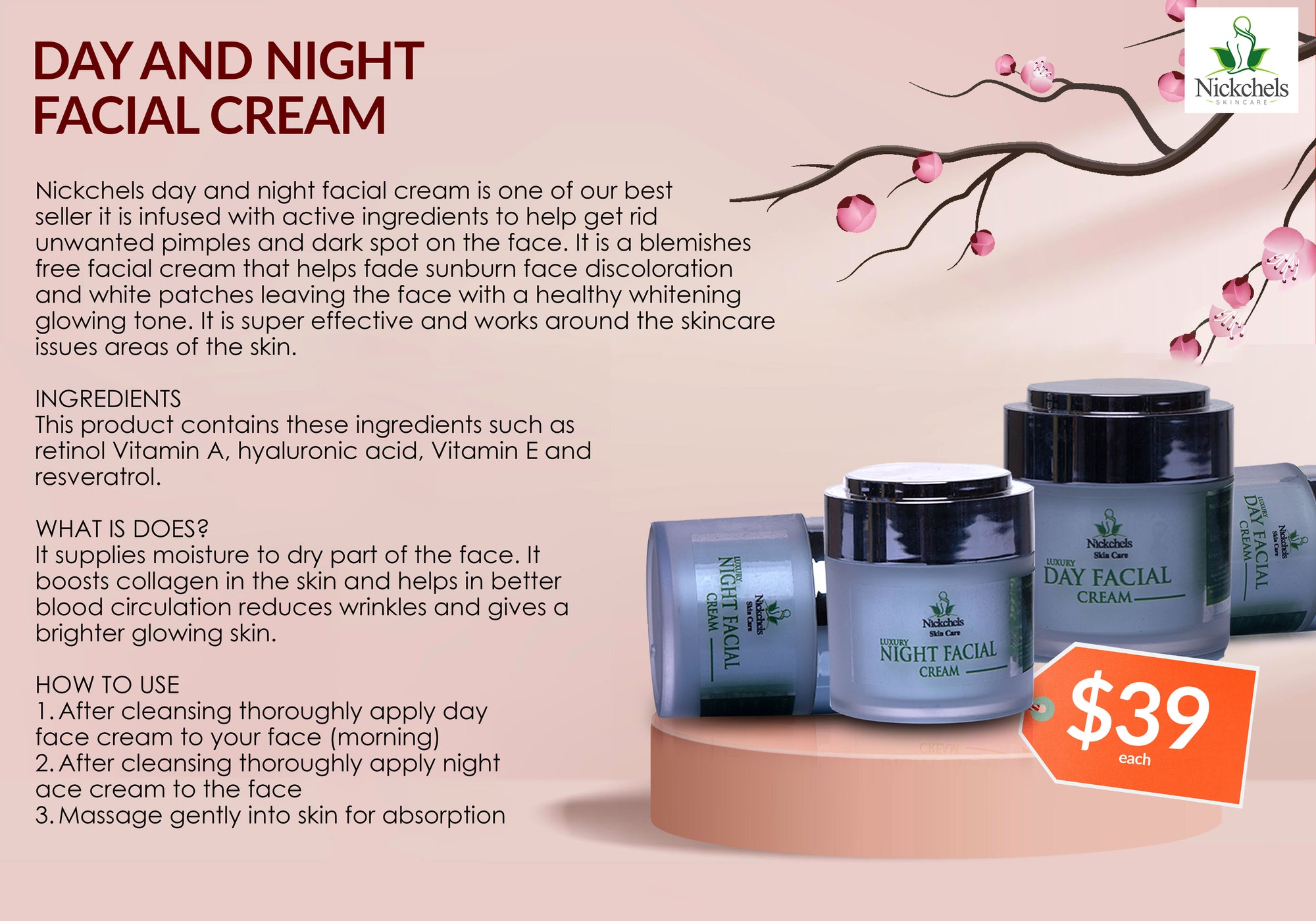 Day and Night facial cream