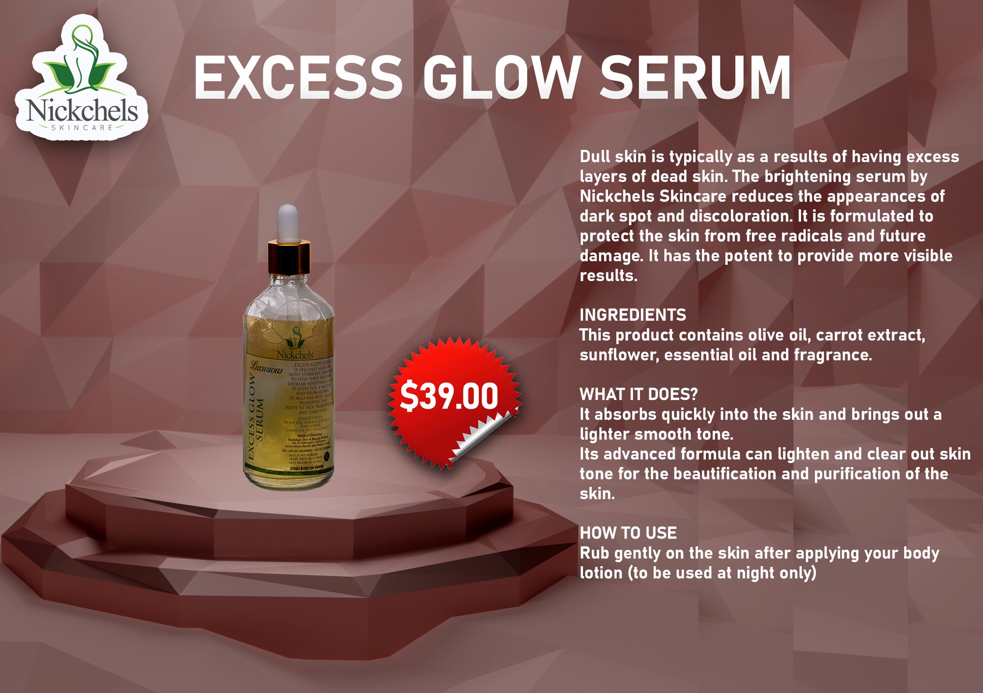 Excess Glow Serum 100ml