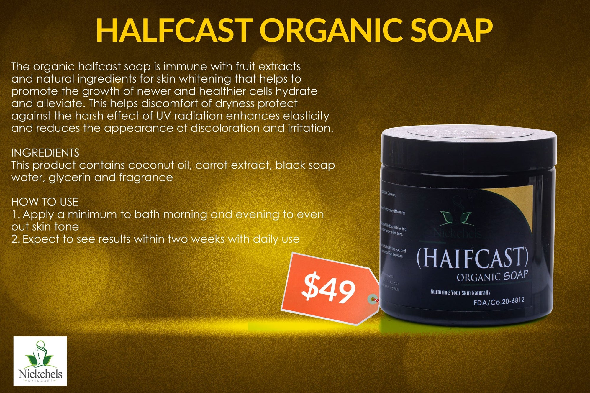 Halfcast Organic Soap