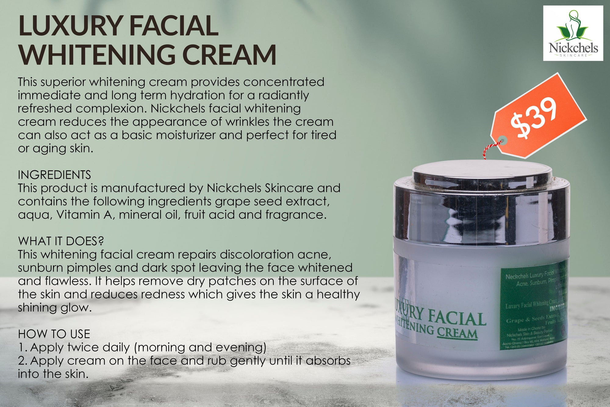 Luxury Facial Whitening Cream