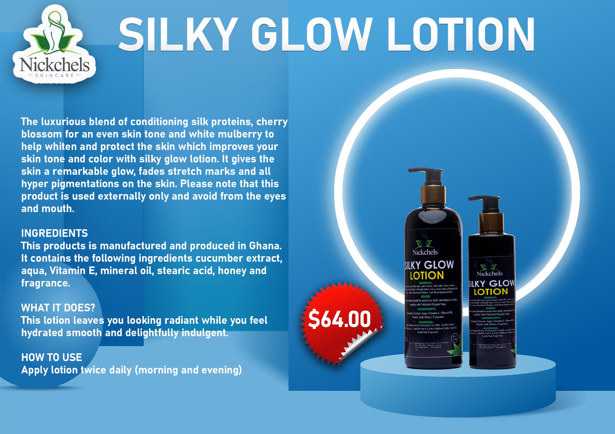 Silky Glow Lotion 500ml