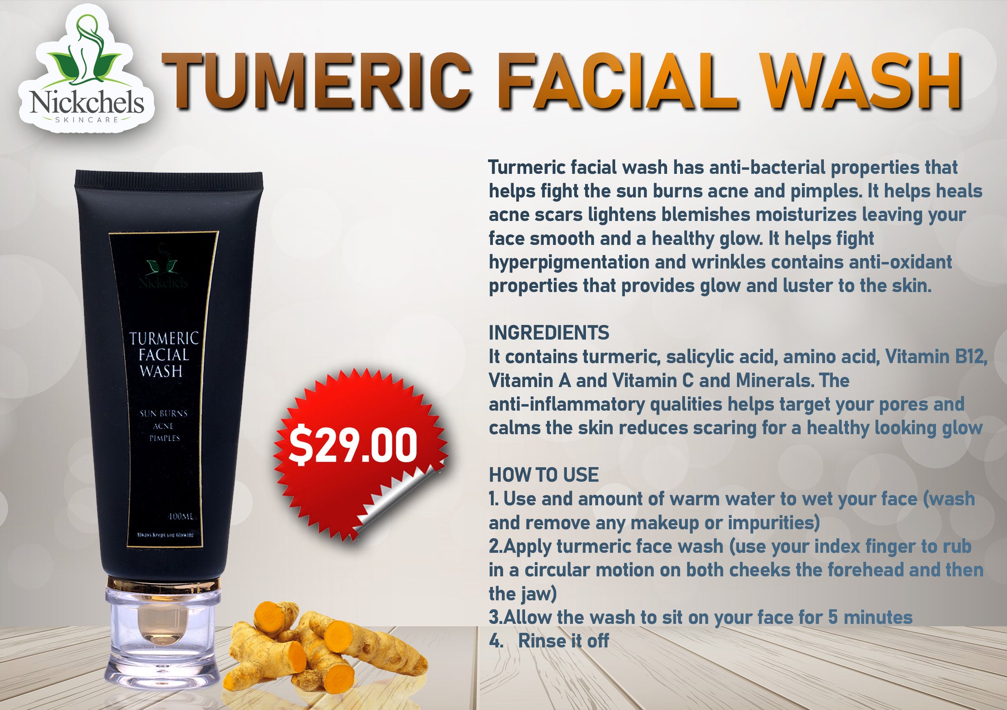 Tumeric Face Wash